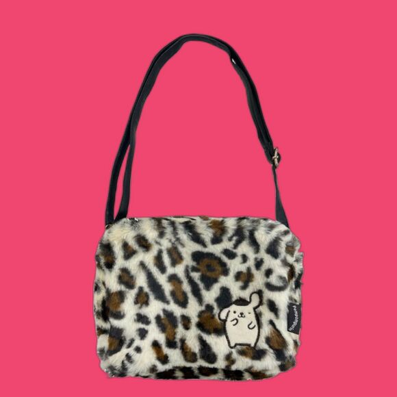 Pompompurin sanrio fur shoulder bag - Picture 1 of 9